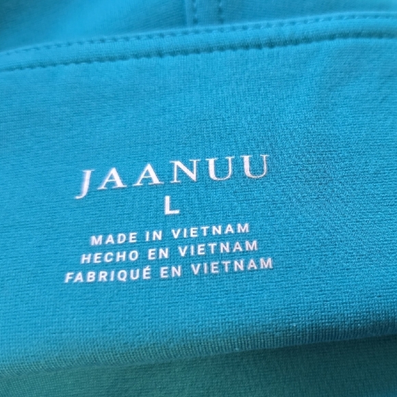 Jaanuu Women's Vibrant Blue Cropped Pants - Picture 10 of 11